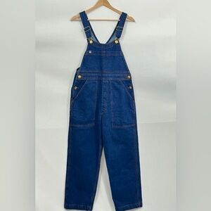 BIG BUD PRESS XS INDIGO DENIM ORIGINAL OVERALLS - DARK WASH